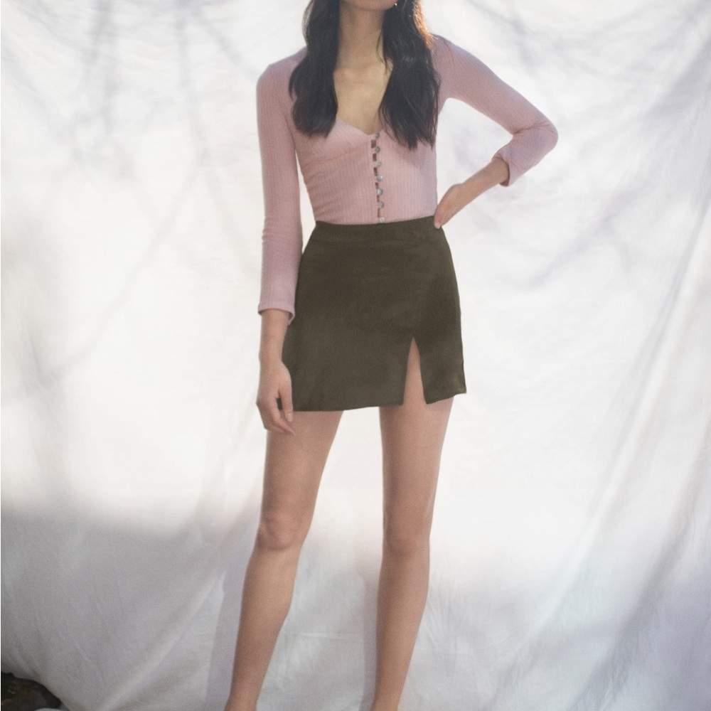 Reformation Robbie Silk Skirt XS